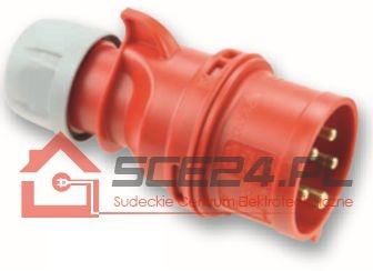 Wtyczka przenośna 16A 5P IP44 015-6