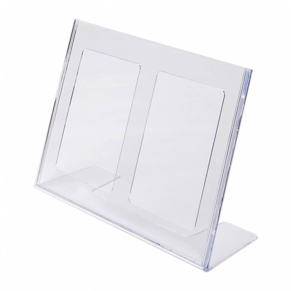 Stojak informacyjny typu L A4 poziomo plexi odlewany LA4L