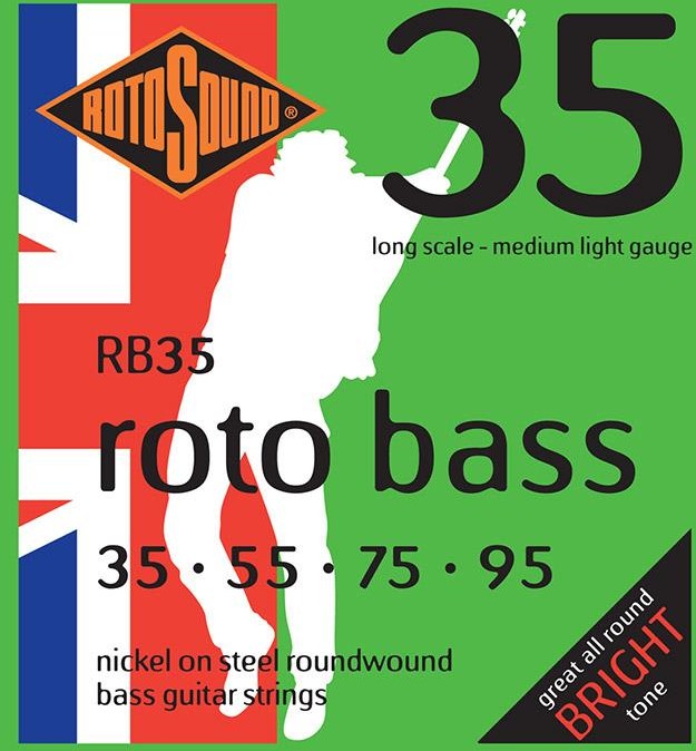 Rotosound Roto RB35 4 struny bas [35-95] niklowane