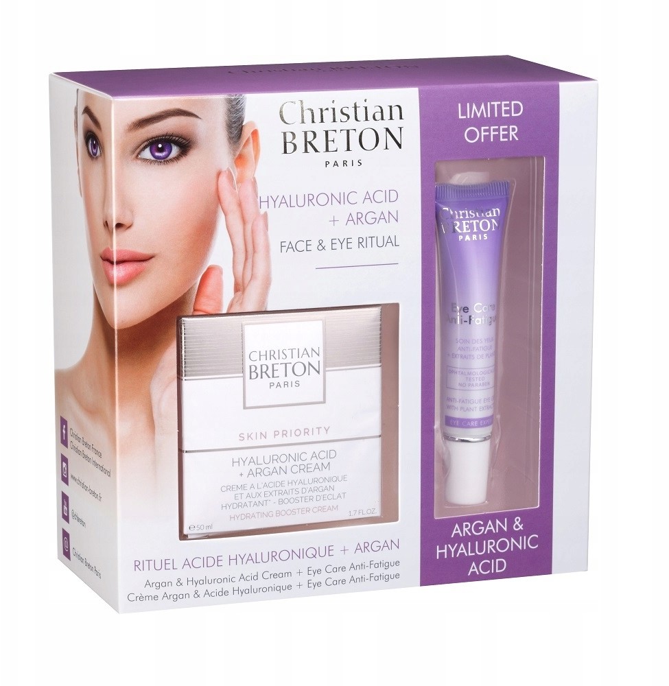 Christian Breton Hyaluronic Anti-Fatigue zestaw