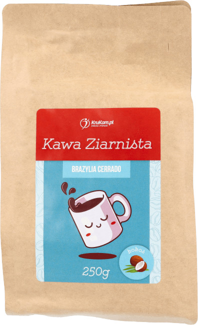 KruKam Kawa ziarnista Brazylia Cerrado kokosowa 250g