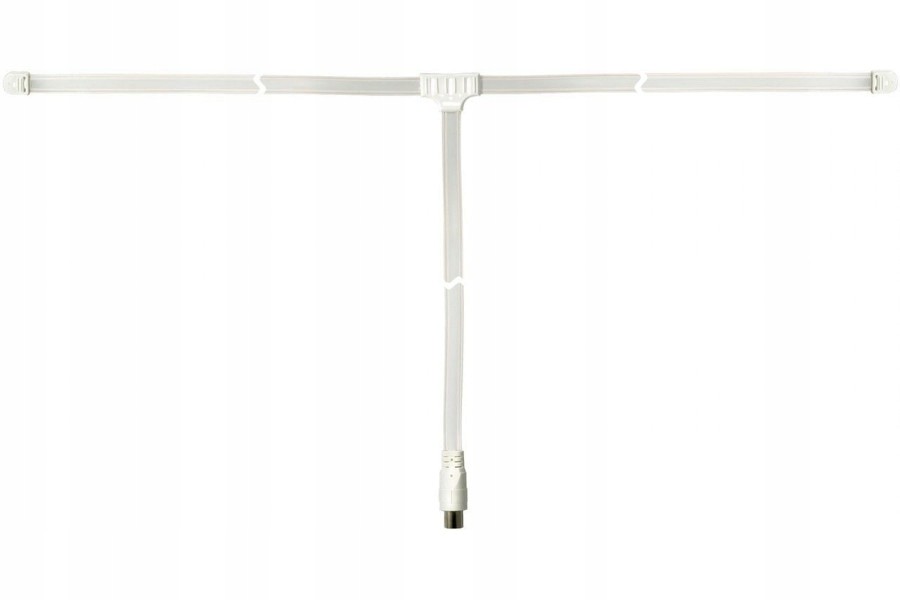 Antena Radiowa Ukf Złącze Koncentryczne Biała 1,75