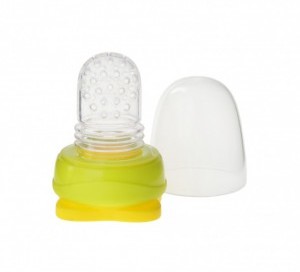 Kidsme Food Feeder do saszetek z żywnością Limonka