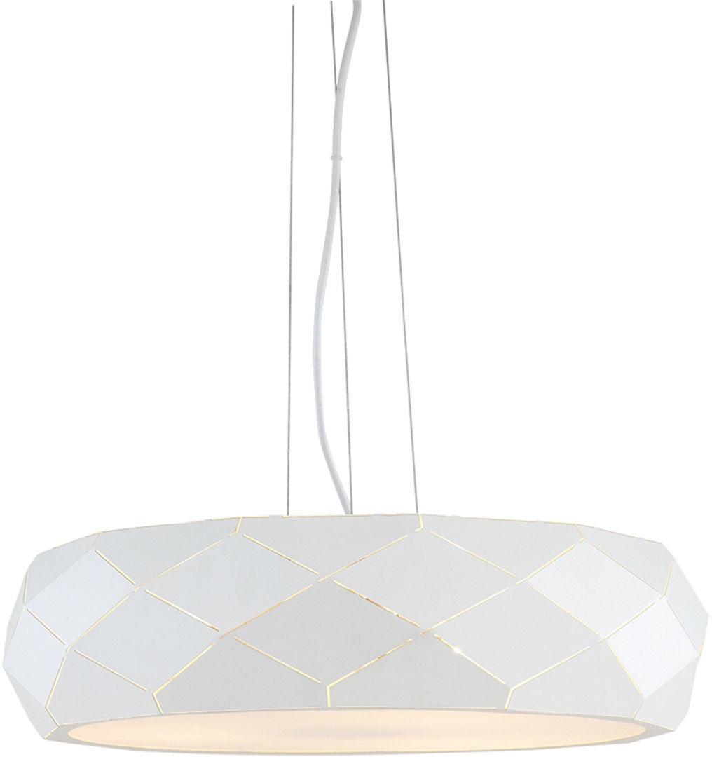 Lampa Wisząca Reus Lp-8069/1P Wh 3Xe27 Biała