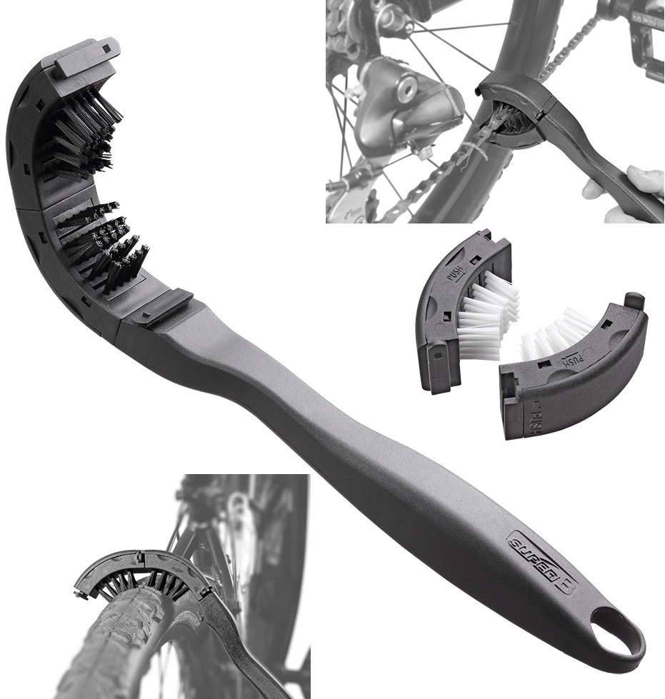 SuperB Uniwersalna Szczotka Do Łańcucha 2 W 1