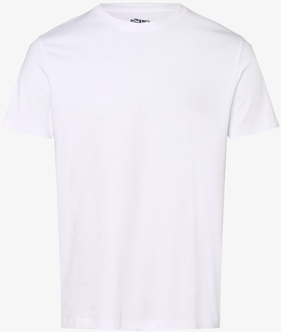Finshley & Harding London Finshley & Harding London - T-shirt męski  Oscar, biały