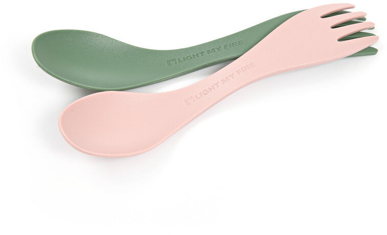 Light My Fire Spork Little BIO 2-pak, sandygreen/dustypink 2020 Sztućce turystyczne 2412911313