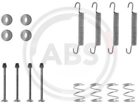 A.B.S. Zestaw akcesoriów, szczęki hamulcowe hamulca postojowego 0711Q