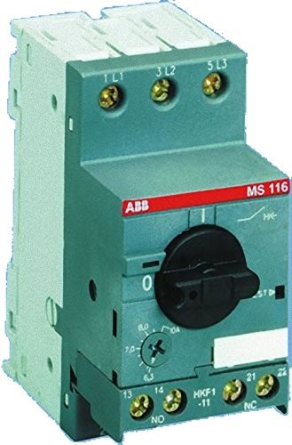 Abb-entrelec ABB Stotz S & J wyłącznik Wyłącznik ochronny prądowy MS 116  2,5  1,60  2,50 A Moc silnika zapewnia zabezpieczenie silnika 4013614320309 1SAM250000R1007