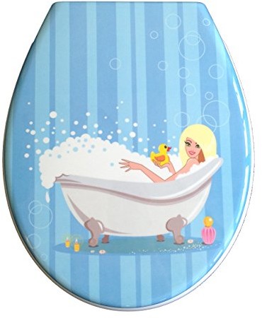 ADOB deska sedesowa klapa od sedesu model z duroplastu wanna z mechanizmem wolnego opadania do czyszczenia można zdjąć, 59882 59882