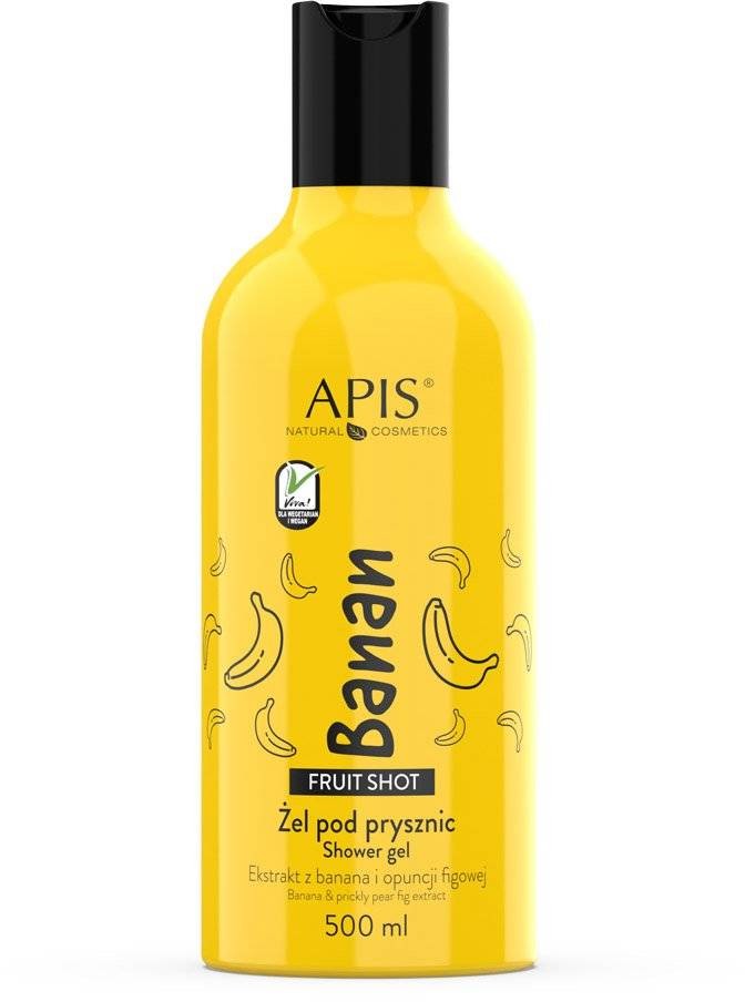 Apis Fruit Shot żel pod prysznic Banan 500ml 108704-uniw