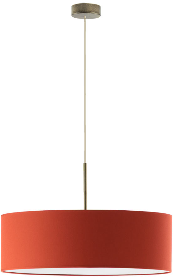 LYSNE Regulowana lampa wisząca z abażurem SINTRA fi 60 cm kolor rdzawy 14531/1041 kolor rdzawy