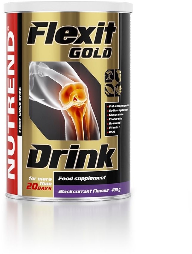 Nutrend Flexit gold drink 400g czarna porzeczka