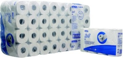 Kimberly Clark 8519 Scott Toilet Tissue rolki, mały, Biały (zestaw 22400 szt.) 8519
