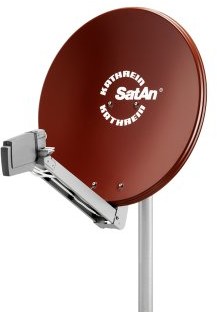 Kathrein CAS 80 drukowania offsetowego antena paraboliczna (satelit, multifeedfaehig) Czerwony 4021121468810