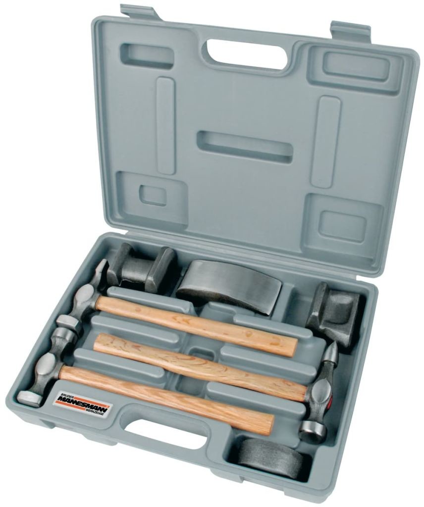 Bruder Mannesmann Brüder Mannesmann 7-częściowy zestaw narzędzi blacharskich, metal (20700)