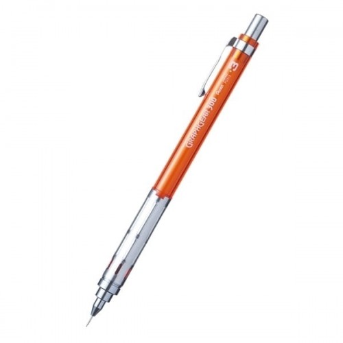 Pentel Ołówek automatyczny 0,3mm GRAPHGEAR 300 pomarańczowy 1szt. /PG313-TFX/ PN216-7