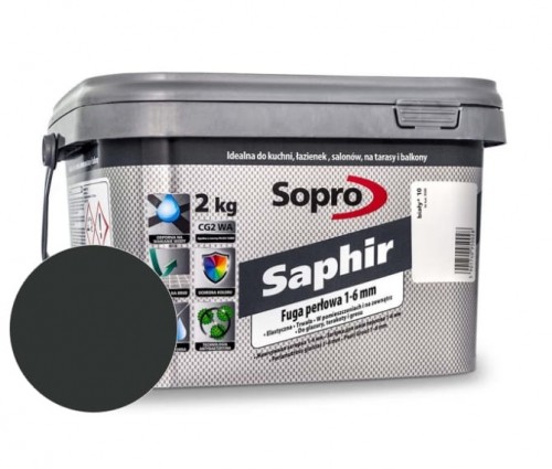 Sopro Fuga perłowa 1-6 mm Saphir antracyt (66) 2 kg 9523