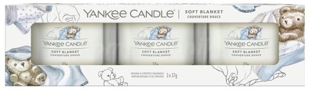 Yankee Candle Soft Blanket świece mini 3 szt 1701416E