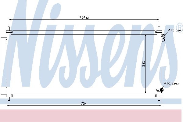NISSENS Skraplacz, klimatyzacja NISSENS 940051