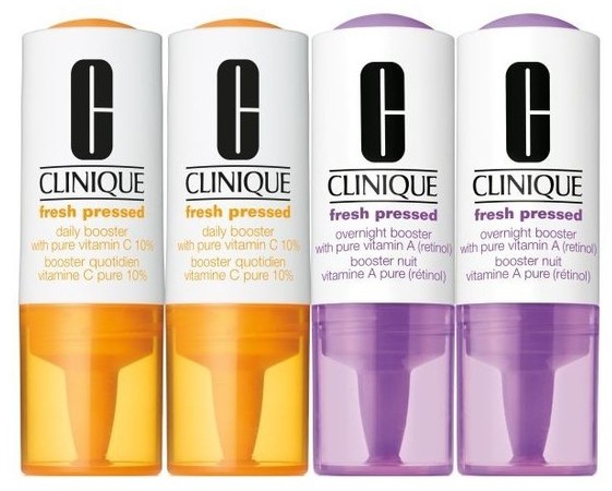 Clinique Fresh Pressed Clinical serum do twarzy z witaminą A na noc 4x8,5ml