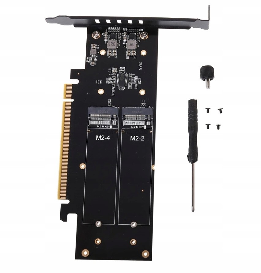 Karta Raid PCI-e X16 to M.2 X4 Nvme PCI-e 3.0 X4
