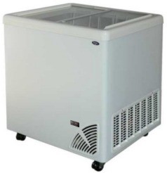 Byfal Witryna chłodnicza skrzyniowa z szybą płaską i elektronicznym sterownikiem 176 l | ARO-200/3-A ARO-200/3-A