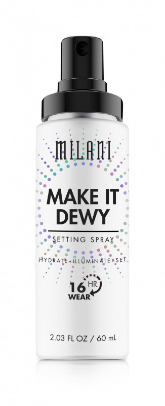 Milani MILANI - MAKE IT DEWY - SETTING SPRAY - HYDRATE+ILLUMINATE+SET - Rozświetlająca mgiełka/utrwalacz do twarzy