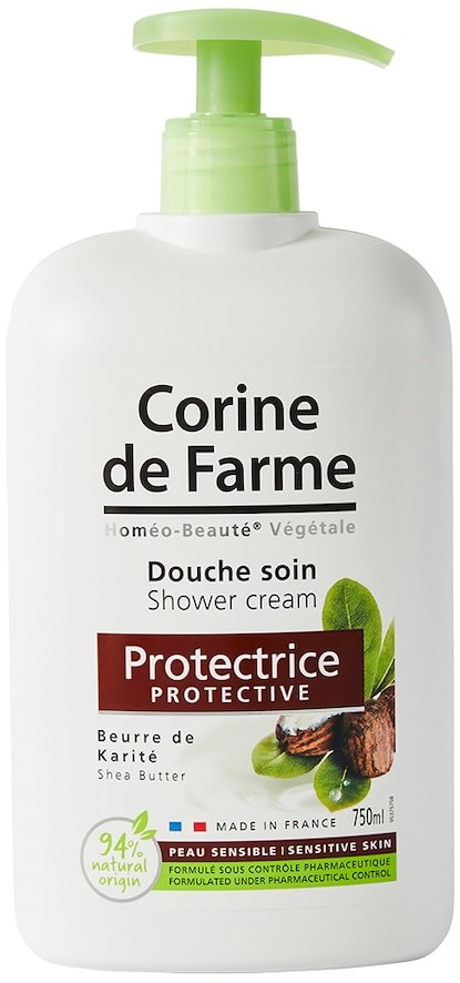 Corine de Farme Pielęgnacja ciała Kremowy żel pod prysznic Ochronny Masło Shea 750 ml