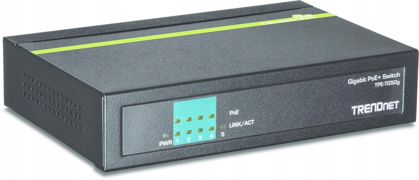 Trendnet 5-port Gigabit PoE+ Switch 00710931160154
