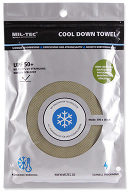 Chusta ochronna chłodząca Mil-Tec Cool Down Towel Zielony OD (16024200) 16024200