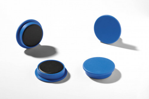 Durable 470306 Magnesy do tablic 32 mm niebieski op. (4 szt.) 470306