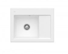 Villeroy & Boch Subway 45 Compact Classicline (ceramiczny) 650x510mm KM (lewa komora) stone [Biały mat] (331201RW)