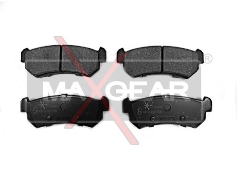 MaxGear Zestaw klocków hamulcowych, hamulce tarczowe 19-0467