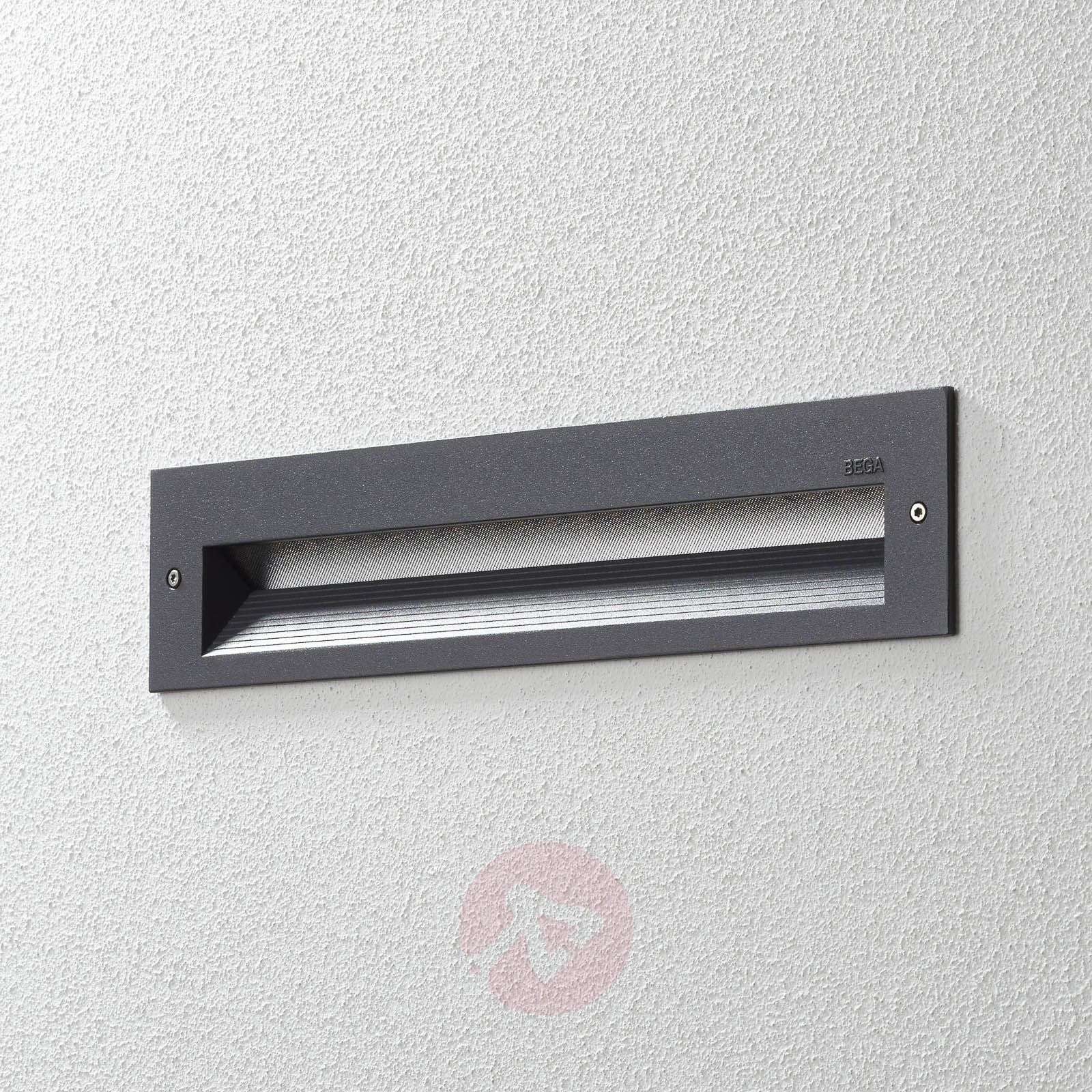 BEGA BEGA 33055 LEDdo montażu w ścianie grafitowa 32 cm