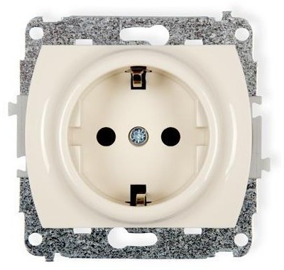 Karlik Mechanizm gniazda pojedynczego 2P+Z SCHUKO TREND 1GP-1S