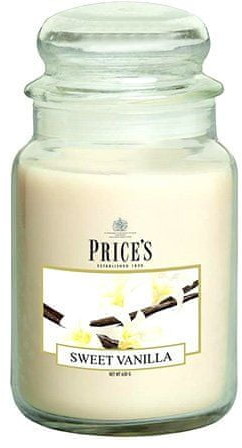 Price's Candles Prices Candles Świeca w szklanym słoju Słodka wanilia 630 g