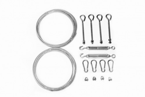 ŻAGLE OGRODOWE Zestaw do żagli rozsuwanych do METALU ZR_METAL_ZROZ_2linki