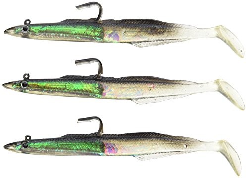 Berkley powerbait Mounted sandeels, czarne (black, 6