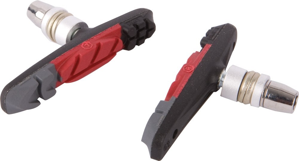 Accent Klocki ham. V-Brake 3-Function grafit-czerwono-czarne