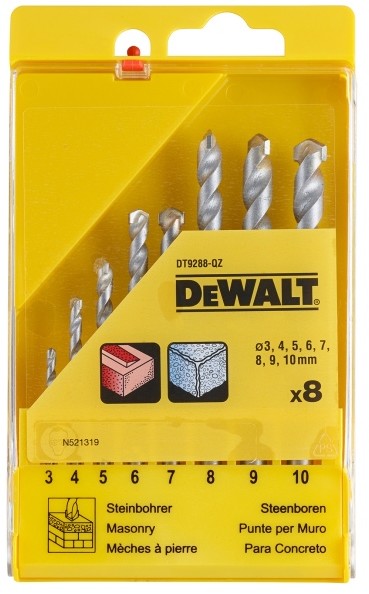 DeWalt Wiertła SDS Plus Extreme 10 szt. DT9288-QZ