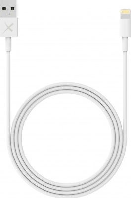 Xlayer Kabel USB  Colour Line Lightning Lade/Sync-Kabel 1m White 214091