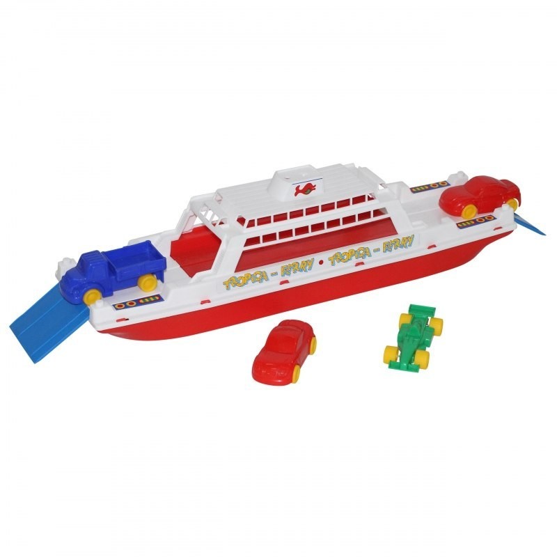 Wader Quality Toys Łódź Transportowa Statek Okręt Bałtyk 56689