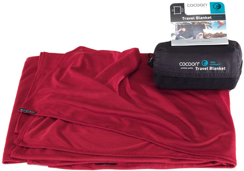 Cocoon Travel Blanket CoolMax, monk''s red 2020 Koce CMB72