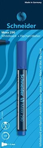Schneider piśmiennicze Board-marker Maxx 290, 2  3 MM, niebieski, wielokrotnego napełniania, 1er kartę blistrową 72903