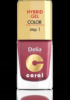 Delia Coral Hybrid Gel Emalia nr18 marsala 11ml