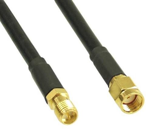 InLine WIFI Kabel R-SMA Plug R-SMA coupling 0.3m 40860