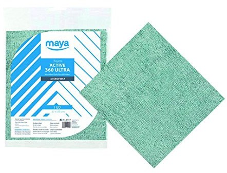 Maya Professional Tools 07117 ściereczka do czyszczenia, z mikrofibry, zaprojektowana specjalnie do użytku na powierzchniach, ze stali nierdzewnej 07117