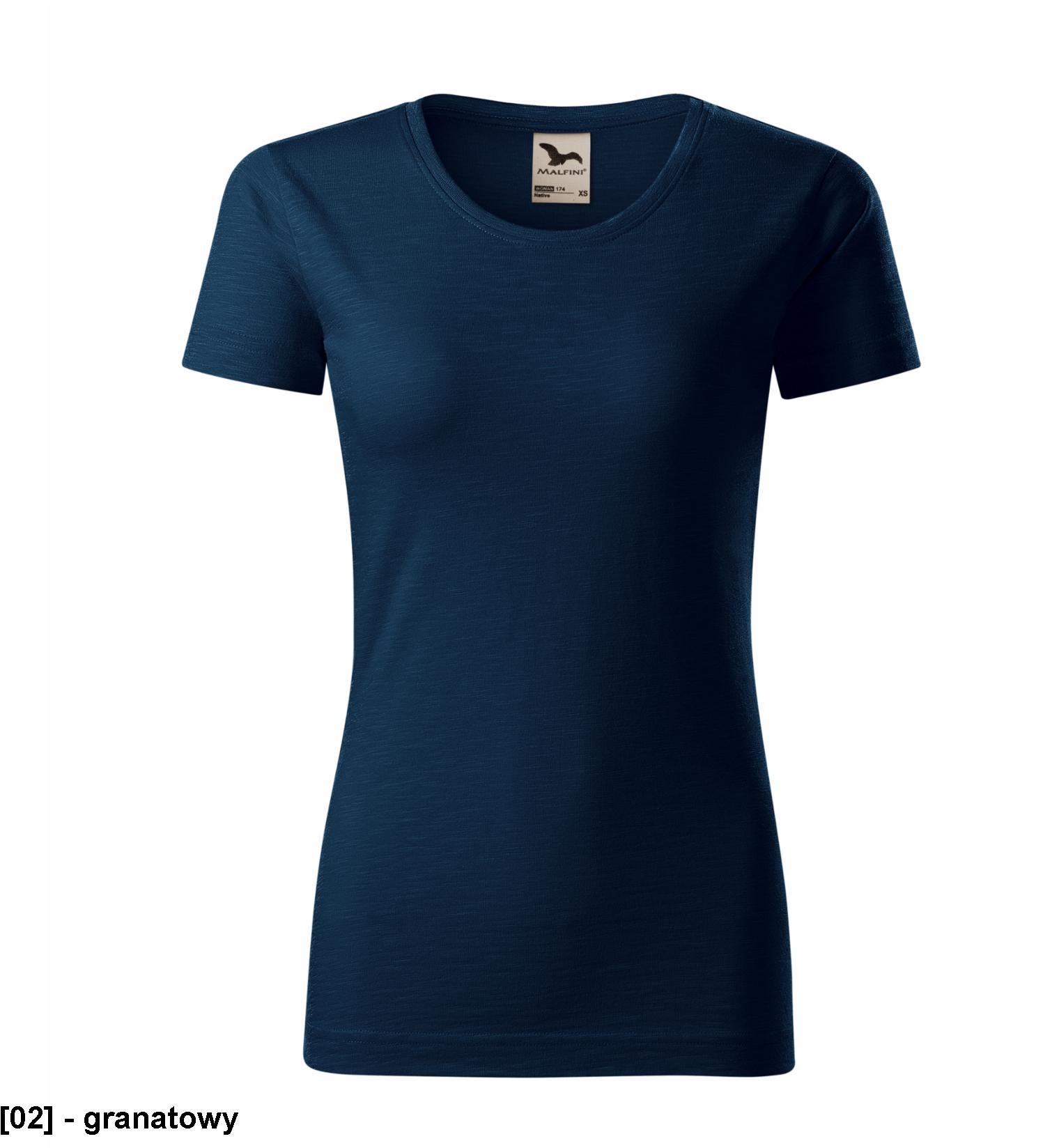 ADLER MALFINI Native 174 - Koszulka damska, 150 g/m, 100% bawełna organiczna - 18 kolorów - S-2XL. Native 174