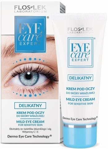 Flos-Lek Eye Care Expert delikatny krem pod oczy do skóry wrażliwej 30ml 61684-uniw